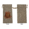 Basketball Large Burlap Gift Bags - Front Approval