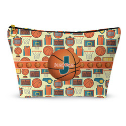 Basketball Makeup Bag - Small - 8.5"x4.5" (Personalized)