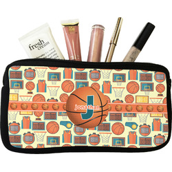 Basketball Makeup / Cosmetic Bag - Small (Personalized)