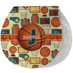 Basketball Burp Pad - Velour w/ Name or Text