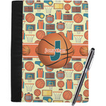 Basketball Notebook Padfolio - Large w/ Name or Text