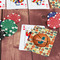 Basketball On Table with Poker Chips