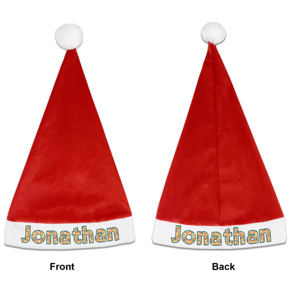 Custom Basketball Santa Hat - Front & Back (Personalized)