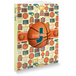 Basketball Softbound Notebook - 7.25" x 10" (Personalized)