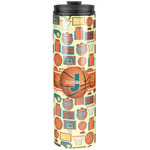 Basketball Stainless Steel Skinny Tumbler - 20 oz (Personalized)