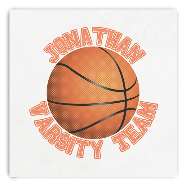 Custom Basketball Paper Dinner Napkins (Personalized)