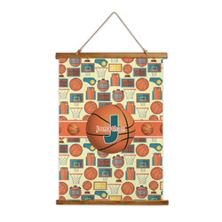 Basketball Wall Hanging Tapestry - Tall (Personalized)