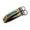 Basketball Webbing Keychain FOBs - Size Comparison