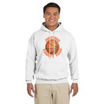 Basketball Hoodie - White - Medium (Personalized)