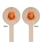 Basketball Wooden 7.5" Stir Stick - Round - Double Sided - Front & Back