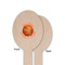 Basketball Wooden Food Pick - Oval - Single Sided - Front & Back