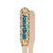 Basketball Wooden Food Pick - Paddle - Single Sided - Front & Back