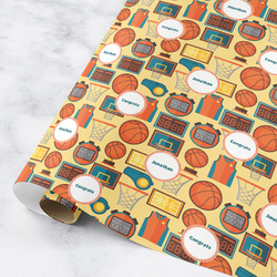Basketball Wrapping Paper Roll - Medium (Personalized)