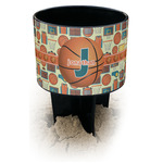 Basketball Black Beach Spiker Drink Holder (Personalized)