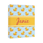 Rubber Duckie Canvas Print - 11x14 (Personalized)