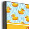 Rubber Duckie 12x12 Wood Print - Closeup