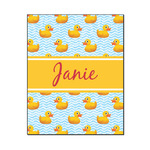 Rubber Duckie Wood Print - 16x20 (Personalized)