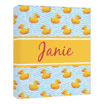 Rubber Duckie Canvas Print - 20x24 (Personalized)