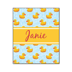 Rubber Duckie Wood Print - 20x24 (Personalized)