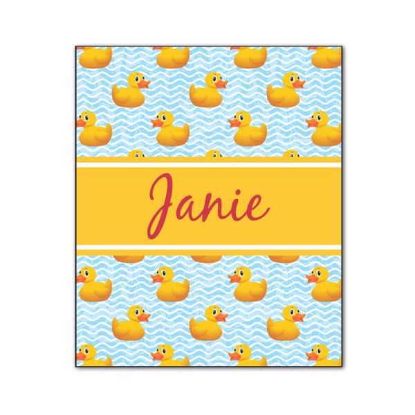 Custom Rubber Duckie Wood Print - 20x24 (Personalized)