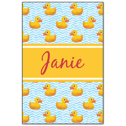 Rubber Duckie Wood Print - 20x30 (Personalized)