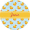 Rubber Duckie 3" Multipurpose Round Labels - Single Sticker