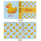 Rubber Duckie 3 Ring Binders - Full Wrap - 1" - APPROVAL