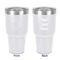 Rubber Duckie 30 oz Stainless Steel Ringneck Tumbler - White - Double Sided - Front & Back