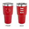 Rubber Duckie 30 oz Stainless Steel Ringneck Tumblers - Red - Double Sided - APPROVAL