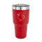 Rubber Duckie 30 oz Stainless Steel Ringneck Tumblers - Red - FRONT