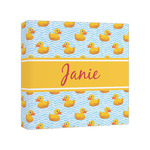 Rubber Duckie Canvas Print - 8x8 (Personalized)