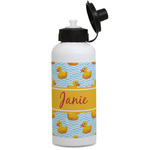 Rubber Duckie Water Bottles - Aluminum - 20 oz - White (Personalized)