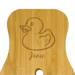 Rubber Duckie Bamboo Salad Mixing Hand (Personalized)