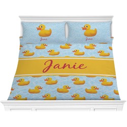 Rubber Duckie Comforter Set - King (Personalized)