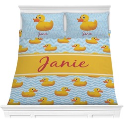 Rubber Duckie Comforter Set - Full / Queen (Personalized)