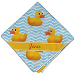 Rubber Duckie Cloth Dinner Napkin - Single w/ Name or Text