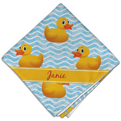 Rubber Duckie Cloth Dinner Napkin - Single w/ Name or Text