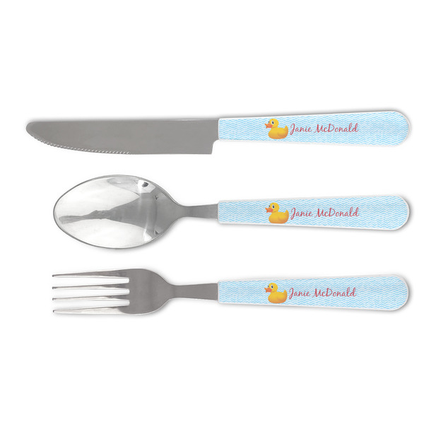 Custom Rubber Duckie Cutlery Set (Personalized)