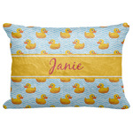 Rubber Duckie Decorative Baby Pillowcase - 16"x12" w/ Name or Text