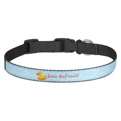 Rubber Duckie Dog Collar - Medium (Personalized)