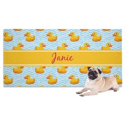 Rubber Duckie Dog Towel (Personalized)