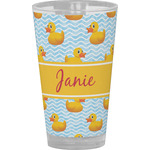 Rubber Duckie Pint Glass - Full Color (Personalized)