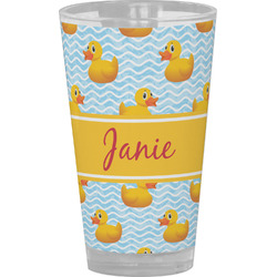 Rubber Duckie Pint Glass - Full Color (Personalized)