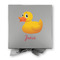 Rubber Duckie Gift Boxes with Magnetic Lid - Silver - Approval