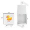 Rubber Duckie Gift Boxes with Magnetic Lid - White - Open & Closed