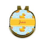 Rubber Duckie Golf Ball Marker - Hat Clip - Gold