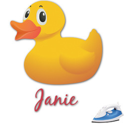 Rubber Duckie Graphic Iron On Transfer - Up to 6"x6" (Personalized)