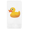 Rubber Duckie Guest Napkins - Full Color - Embossed Edge