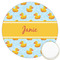 Rubber Duckie Icing Circle - Large - Front