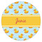 Rubber Duckie Icing Circle - Large - Single